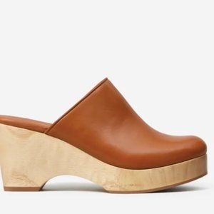 Everlane 'The Clog' Cognac Brown
